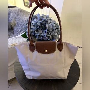 Longchamp Le Pliage M tote paper/cream